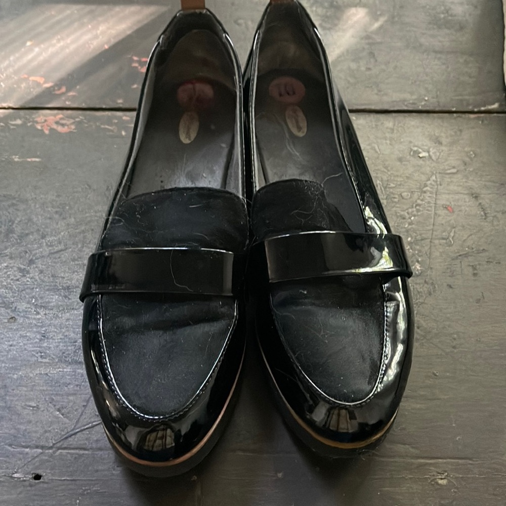 ECU black loafer Dr Scholls 10